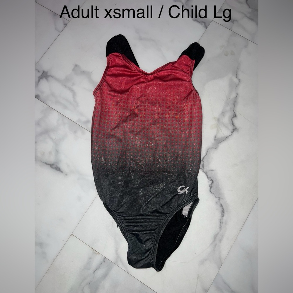 GK gymnastics leotard size Child Large / Adult Xsmall